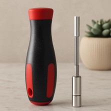 Çelik - Ticaret 6-In-1 Kauçuk Uçlu Bits Tornavida