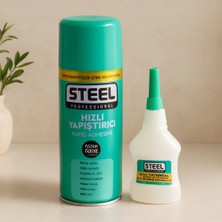 Çelik - Ticaret Hızlı Yapıştırıcı 400 ml + 70 G Çok Yüzeyli (Mdf, Ahşap, Metal)