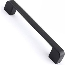 Bemy Ticaret 10 Adet Gölcük Siyah 128 mm Mutfak Kulbu Çekmece Dolap Kulpu Dolabı Kulpları Metal Kulp Mobilya