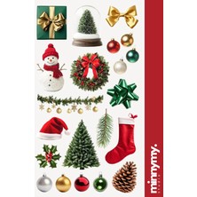 Minnymy New Year Collection Sticker, Çıkartma, Ajanda, Günlük, Planlayıcı, Bullet Journal ,scrapbook