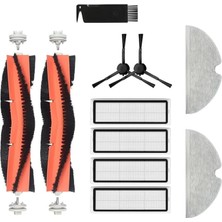 Bemy Ticaret Mop Pro 23D Kameralı Xiaomi Uyumlu Yedek Fırça Hepa Filtre Mop Seti-11 Parça, Robotyedek, RENK13