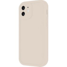 Çelik - Ticaret Apple iPhone 11 Uyumlu Kılıf Viera Silikon - Krem