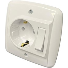 Bemy Ticaret Banyo Dolabı Mobilya Anahtarlı Topraklı Prizi 81301