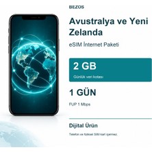 Çelik - Ticaret Avustralya ve Yeni Zelanda Esım Internet Paketi Günlük 2 GB 1 Gün - Fup 1 Mbps