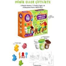Marsilyan Minik Eller Çiftlikte Oyun Hamuru Seti (16 Parça - 340 Gr)