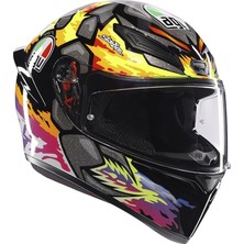 Bemy Ticaret K1 S Motosiklet Kaskı Kapalı Kask Bezzecchi 2023 L
