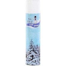 Bin1çeşit Max Kar Köpüğü Spreyi, Eriyen Kar Taneleri, Parti Köpük Karı Yapar Kar Yağdıran Sprey 300 ml