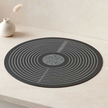Bin1çeşit Yuvarlak Silikon Hamur Matı 45 cm - Ölçekli 190 G