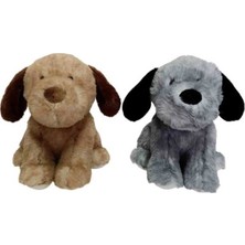 Bin1çeşit Peluş Oturan Köpek 23 cm Eğlenceli ve Yumuşak
