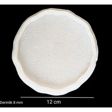 ElHobi 12cm - Kavisli Yuvarlak Bardak Altı Kalıbı