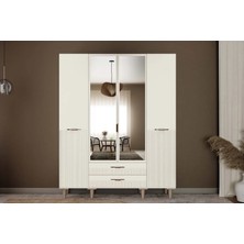 Minna 4 Kapılı Mdf Gardırop