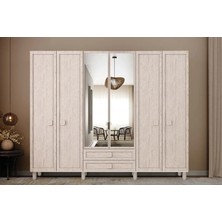 Nilly 6 Kapılı Mdf Gardırop