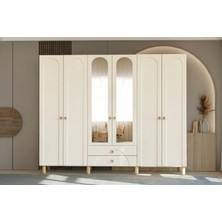 Picklet 6 Kapılı Mdf Gardırop