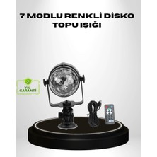 Marsilyan Ritme Duyarlı LED Disko Topu – Renkli Işık Gösterili Parti Lambası