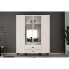 Lian 4 Kapılı Mdf Gardırop