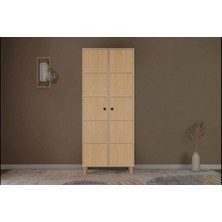 Misea 2 Kapılı Mdf Gardırop