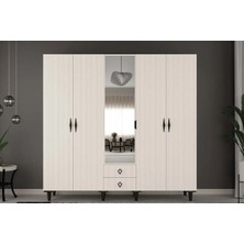 Lian 5 Kapılı Mdf Gardırop