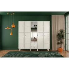 Zeon 5 Kapılı Mdf Gardırop