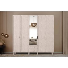 Nilly 5 Kapılı Mdf Gardırop