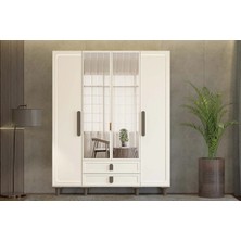 Loya 4 Kapılı Mdf Gardırop