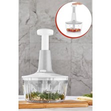 Marsilyan Yakut Üstten Basmalı El Rondo Blender Çelik Bıcaklı Beyaz