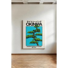 Kanvaspera Okinawa Japan - Kanvas Tablo - Japon Illüstrasyon, Salon Dekorasyonu, Vintage Duvar Dekoru
