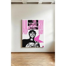 Kanvaspera Lil Peep Cry Baby - Kanvas Tablo - Lil Peep, Rap Müzik, Pop Art Tablo, Retro Poster