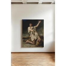 Kanvaspera Koruyucu Ruh – Kuzu ve Aslan Temalı Sanat Tablosu