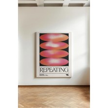 Kanvaspera Repeating - Kanvas Tablo - Bauhaus Retro Decor Dijital Grafik, Modern Ev ve Ofis Duvar Dekoru