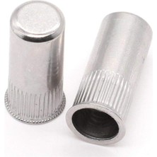 Kazey Teknik M10 Paslanmaz Altıgen Flanslı  Sızdırmaz Somun Perçin(Kapalı-Kör) Inoks A2-304