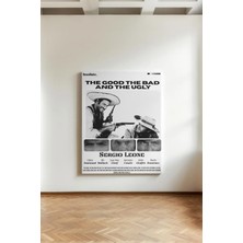 Kanvaspera The Good The Bad And The Ugly Kanvas Tablo - Iyi Kötü ve Çirkin, Kült Film Duvar Dekoru