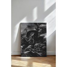 Kanvaspera Davy Jones - Korsan Efsanesi Portresi - Kanvas Tablo, Karayip Korsanları Temalı Duvar Dekoru