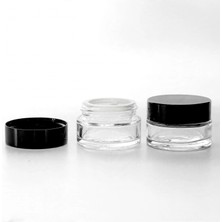 D&B Boş Krem Kavanozu 20 ml (5 Adet) Şeffaf Kutu