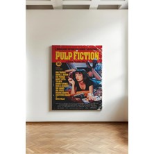 Kanvaspera Pulp Fiction - Ucuz Roman Kanvas Tablo - Quentin Tarantino Filmleri, Kült Film Posteri