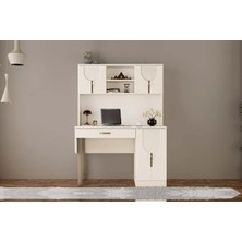 Aselia Kitaplıklı Mdf Çalışma Masası