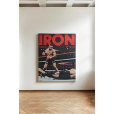 Kanvaspera Mike Tayson Iron Poster - Kanvas Tablo