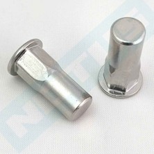 Kazey Teknik M5 Paslanmaz Altıgen Flanslı Sızdırmaz(Kapalı-Kör) Somun Perçin Inoks A2-304