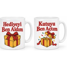 Bezos Hediyeyi Ben Aldım 2'li Porselen Kupa Seti - Model 403