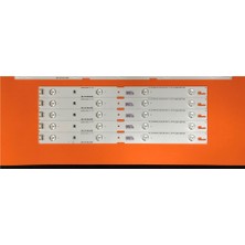 Winkel Wınkel 2015ARC430 A43L6652 B43L5531 43VLE6565 C233 E141 Uyumlu Tv LED Bar Takımı 10'lu