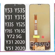 Oem Vivo Y31/Y51/Y33S/Y52S/Y55/Y74/Y76 Uyumlu LCD Ekran Dokunmatik