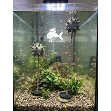 Atılım Akvaryum Yüzen Akvaryum Mayın Dekoru 2'li Set 20CM-27CM