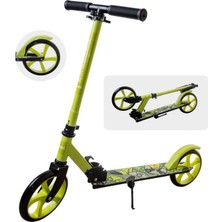 Boratila Toys 50 Kg Kapasiteli 2 Teker Katlanabilir Ayarlanabilir Direksiyon Destek Ayaklı Eğimle Yönlendirmeli Scooter