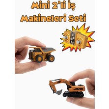 Boratila Toys 2.4Ghz Full Fonksiyon Şarjlı Uzaktan Kumandalı Metal Alaşımlı Kepçe Kamyon 2'lİ Set