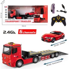 Boratila Toys 6 Fonksiyon Sesli Işıklı Şarjlı Mercedes AXOR Araba Taşıyıcı Tır