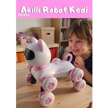 Boratila Toys Akıllı Robot Kedi 360 Derece Dönebilen Çok Fonksiyonlu Uzaktan Kumandalı Oyuncak