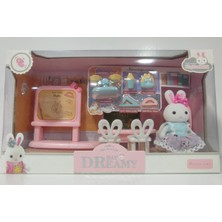 Boratila Toys BAY DREAMY - Tavşan Ailesi - Okul Oyun Seti