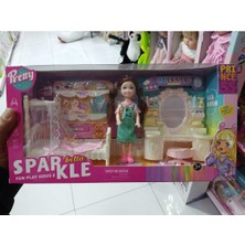 Boratila Toys Aksesuarlı Yatak Odası Temalı Kız Çocuk Oyun Seti
