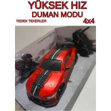 Boratila Toys 1:16 Ölçek 2.4Ghz Uzaktan Kumandalı Full Fonksiyon Şarjlı Ford Mustang Görünümlü Drift Araba