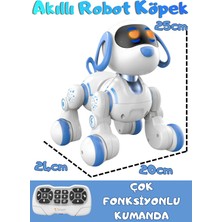 Boratila Toys Uzaktan Kumandalı Şarjlı Çok Fonksiyonlu Eğitici ve Öğretici İnteraktif Akıllı Robot Köpek