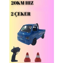 20KM Hız Yapan 2.4ghz Pikap Görünümlü Şarjlı Uzaktan Kumandalı Drift Araba